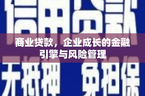 清流商业贷款，企业成长的金融引擎与风险管理