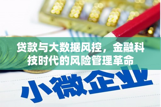 清流贷款与大数据风控，金融科技时代的风险管理革命