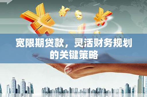 清流宽限期贷款，灵活财务规划的关键策略