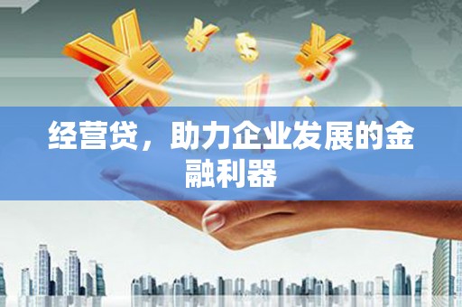 清流经营贷，助力企业发展的金融利器