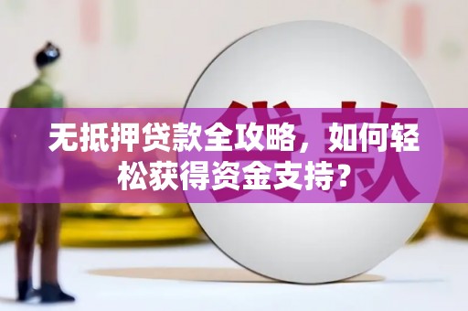 清流无抵押贷款全攻略，如何轻松获得资金支持？