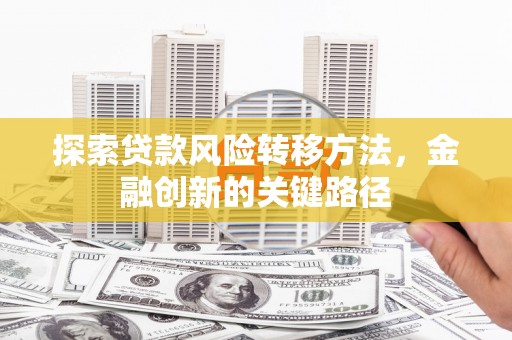 清流探索贷款风险转移方法，金融创新的关键路径