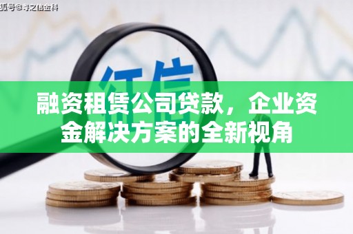 清流融资租赁公司贷款，企业资金解决方案的全新视角