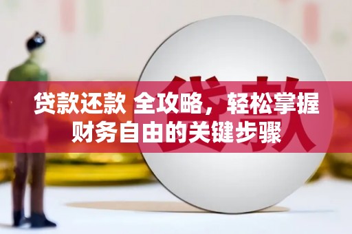 清流贷款还款 全攻略，轻松掌握财务自由的关键步骤
