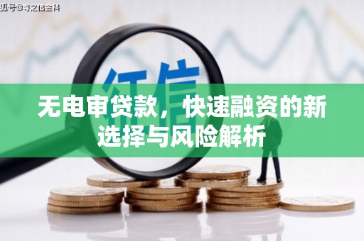 清流无电审贷款，快速融资的新选择与风险解析