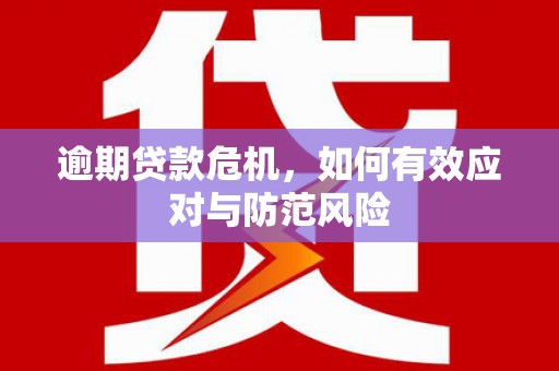 清流逾期贷款危机，如何有效应对与防范风险