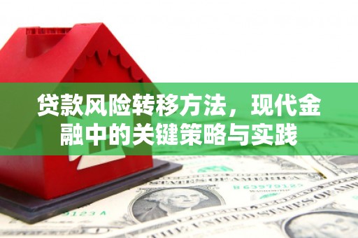 清流贷款风险转移方法，现代金融中的关键策略与实践