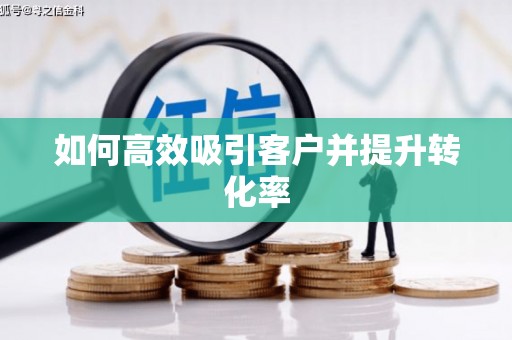 清流如何高效吸引客户并提升转化率