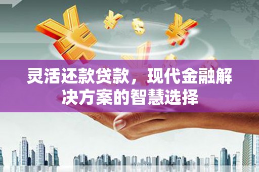 清流灵活还款贷款，现代金融解决方案的智慧选择