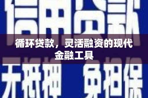 清流循环贷款，灵活融资的现代金融工具