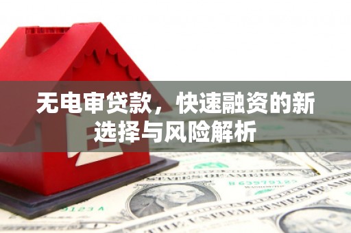 清流无电审贷款，快速融资的新选择与风险解析