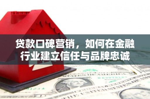 清流贷款口碑营销，如何在金融行业建立信任与品牌忠诚