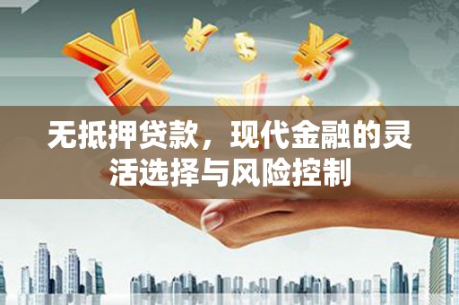 清流无抵押贷款，现代金融的灵活选择与风险控制