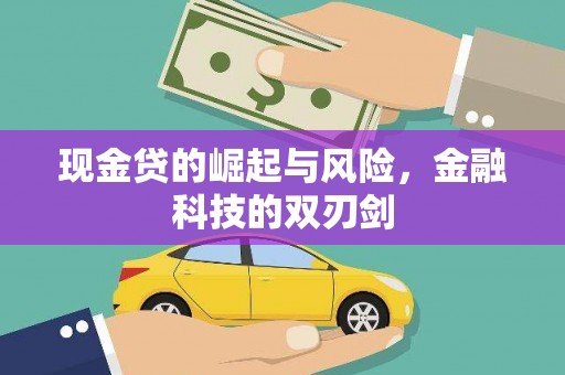 清流现金贷的崛起与风险，金融科技的双刃剑
