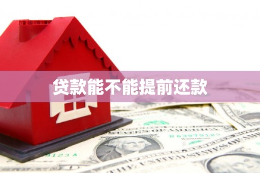 清流贷款能不能提前还款