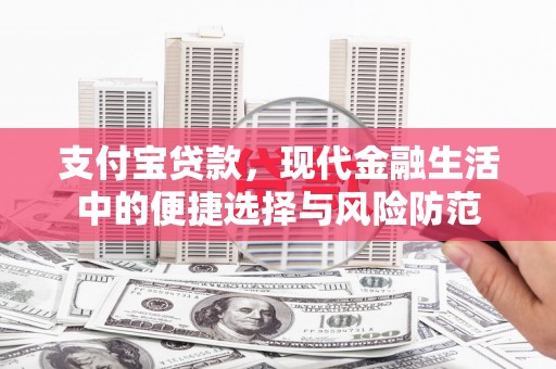 清流支付宝贷款，现代金融生活中的便捷选择与风险防范