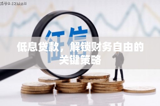 清流低息贷款，解锁财务自由的关键策略