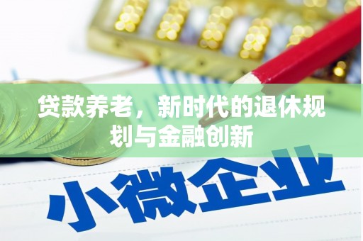 清流贷款养老，新时代的退休规划与金融创新