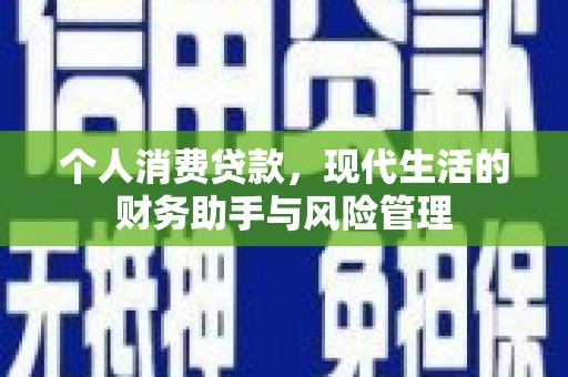 清流个人消费贷款，现代生活的财务助手与风险管理