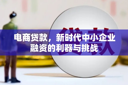 清流电商贷款，新时代中小企业融资的利器与挑战