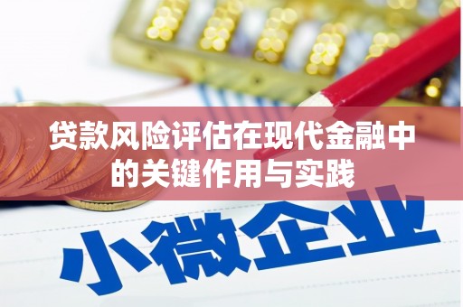 清流贷款风险评估在现代金融中的关键作用与实践