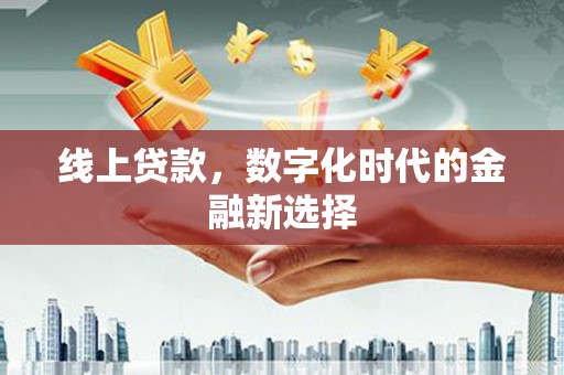 清流线上贷款，数字化时代的金融新选择
