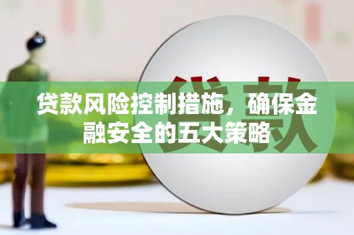 清流贷款风险控制措施，确保金融安全的五大策略
