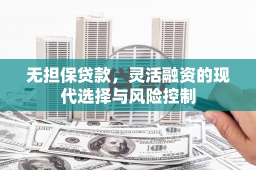 清流无担保贷款，灵活融资的现代选择与风险控制