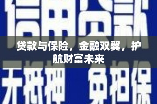 清流贷款与保险，金融双翼，护航财富未来