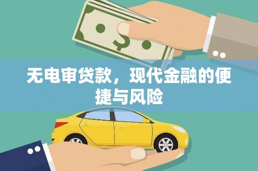 清流无电审贷款，现代金融的便捷与风险