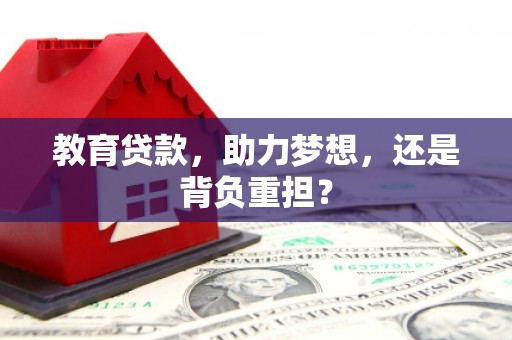 清流教育贷款，助力梦想，还是背负重担？