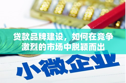 清流贷款品牌建设，如何在竞争激烈的市场中脱颖而出