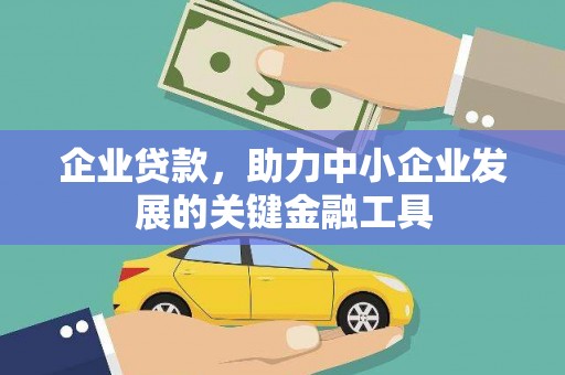 清流企业贷款，助力中小企业发展的关键金融工具