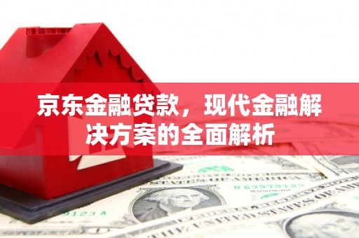 清流京东金融贷款，现代金融解决方案的全面解析