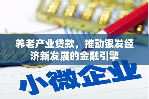 清流养老产业贷款，推动银发经济新发展的金融引擎