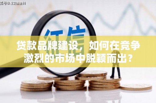 清流贷款品牌建设，如何在竞争激烈的市场中脱颖而出？