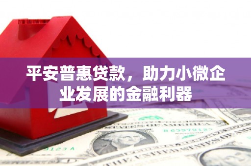 清流平安普惠贷款，助力小微企业发展的金融利器