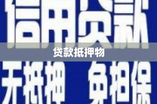 清流贷款抵押物
