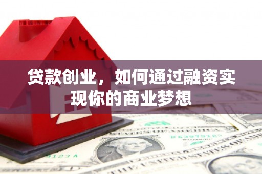 清流贷款创业，如何通过融资实现你的商业梦想
