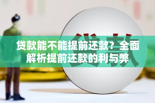 清流贷款能不能提前还款？全面解析提前还款的利与弊