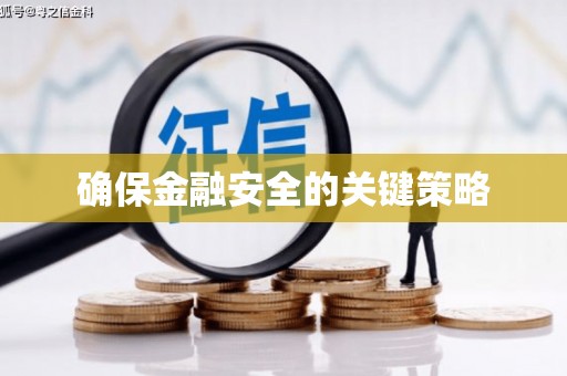 清流确保金融安全的关键策略