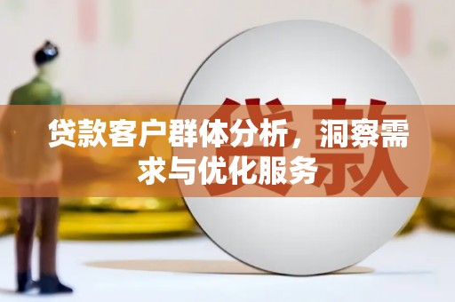 清流贷款客户群体分析，洞察需求与优化服务